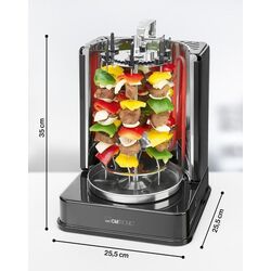 Вертикальный электрогриль Clatronic DVG 3686 (Black) Thumb