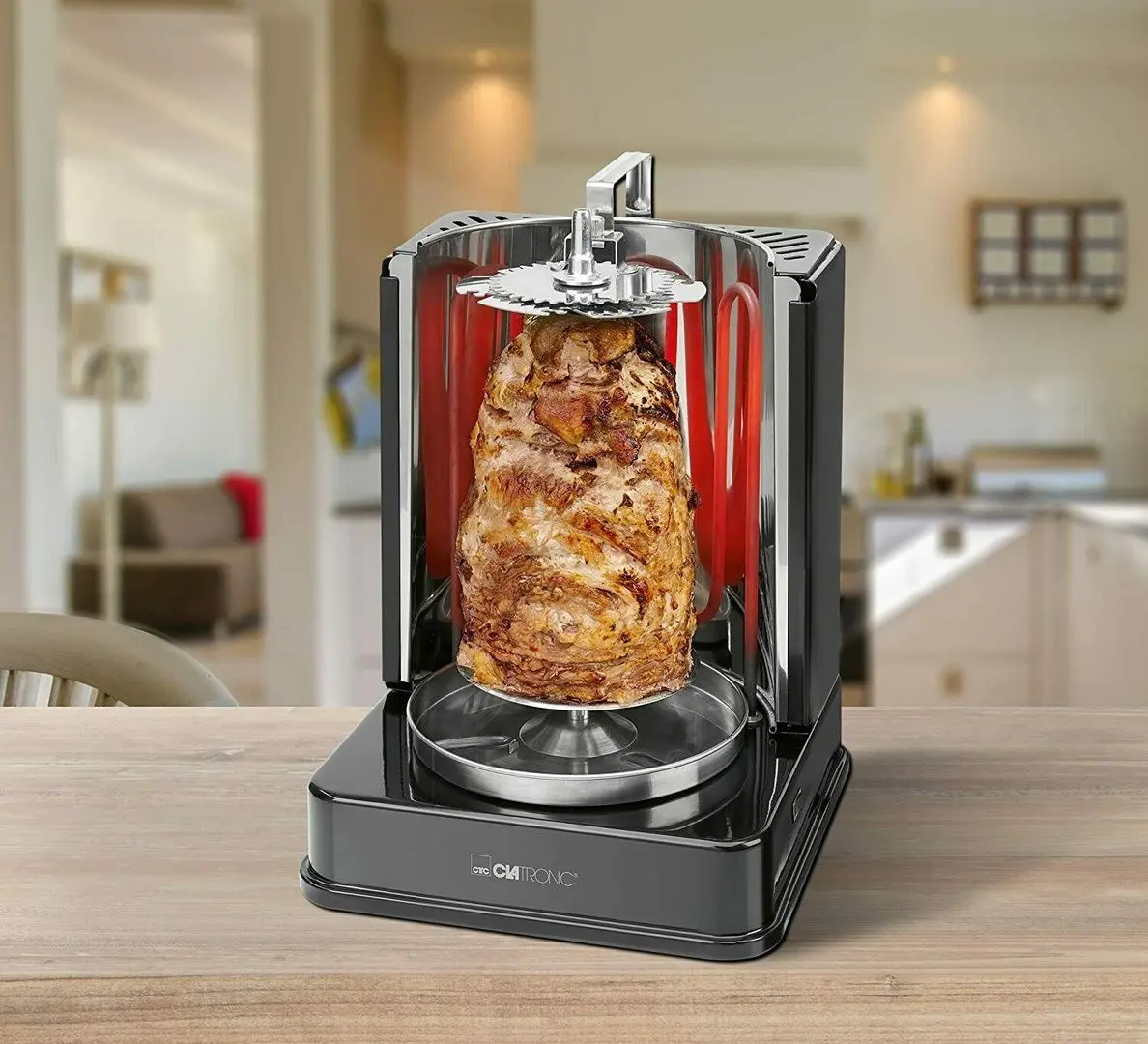 Вертикальный электрогриль Clatronic DVG 3686 (Black)