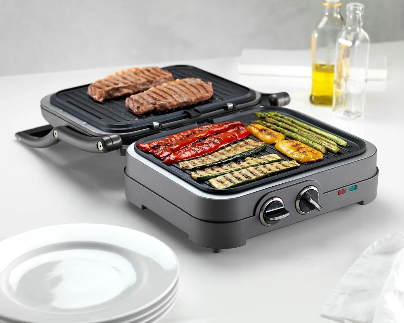 Grill electric Cuisinart GR47E (Gray) - 4