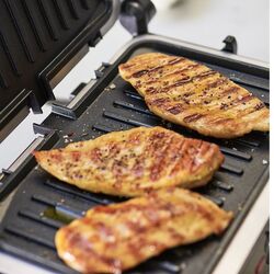 Grill electric Cuisinart GRSM3E (Silver) Thumb