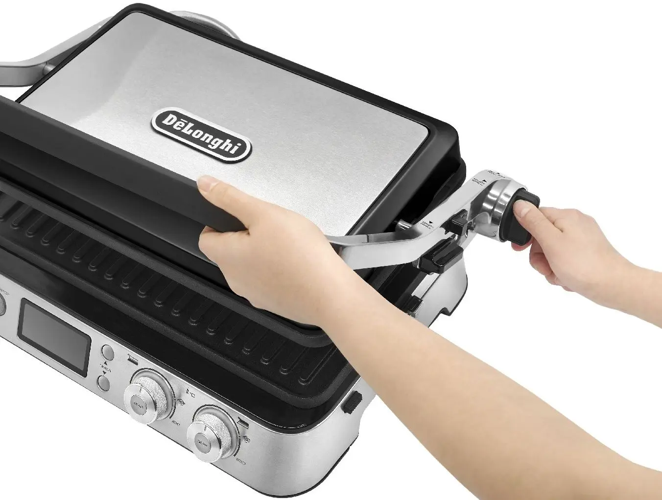 Grill electric DeLonghi CGH1020D (Silver/Black) - 2
