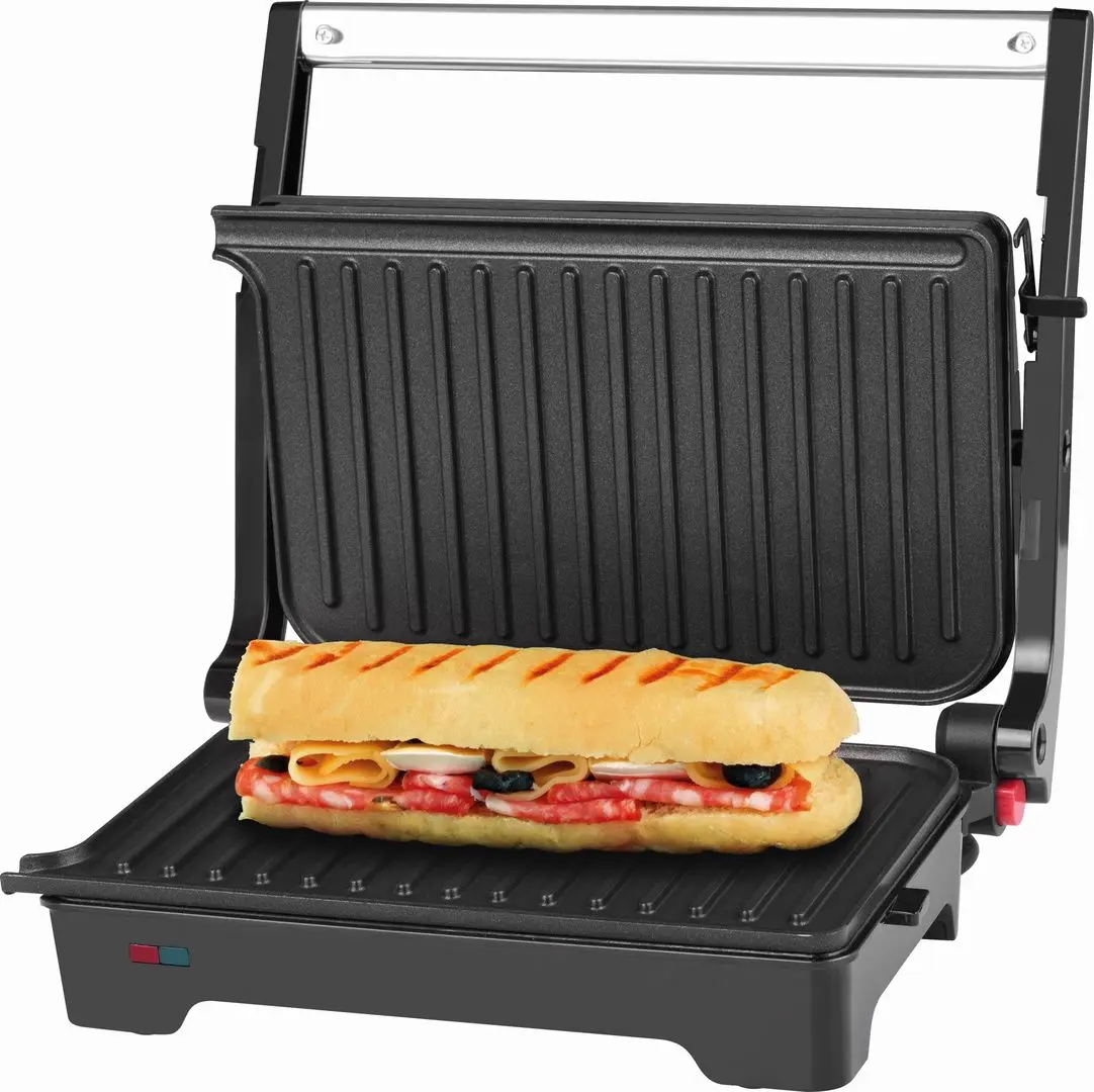 Grill electric ECG S 2070 Panini (Black/Inox)