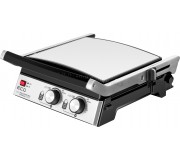 Grill electric ECG Duo Grill & Waffle KG 2033 (Inox/Black)