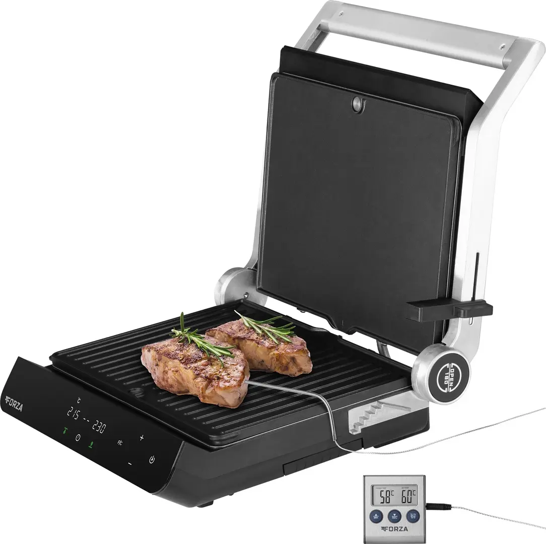 Электрогриль ECG Forza 5200 Fuego (Inox/Black)