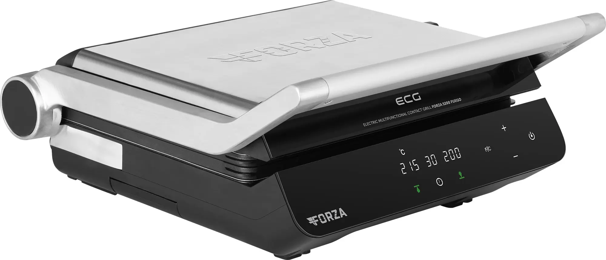 Электрогриль ECG Forza 5200 Fuego (Inox/Black)