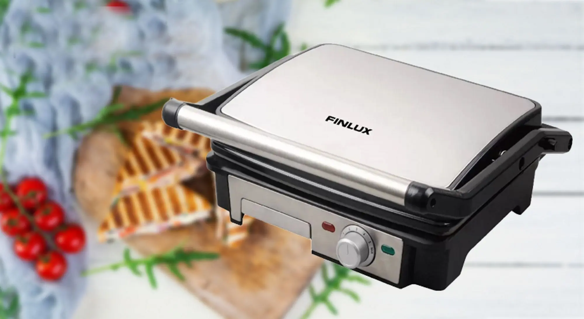 Электрогриль Finlux FCG-2008M (Black/Silver) - 3