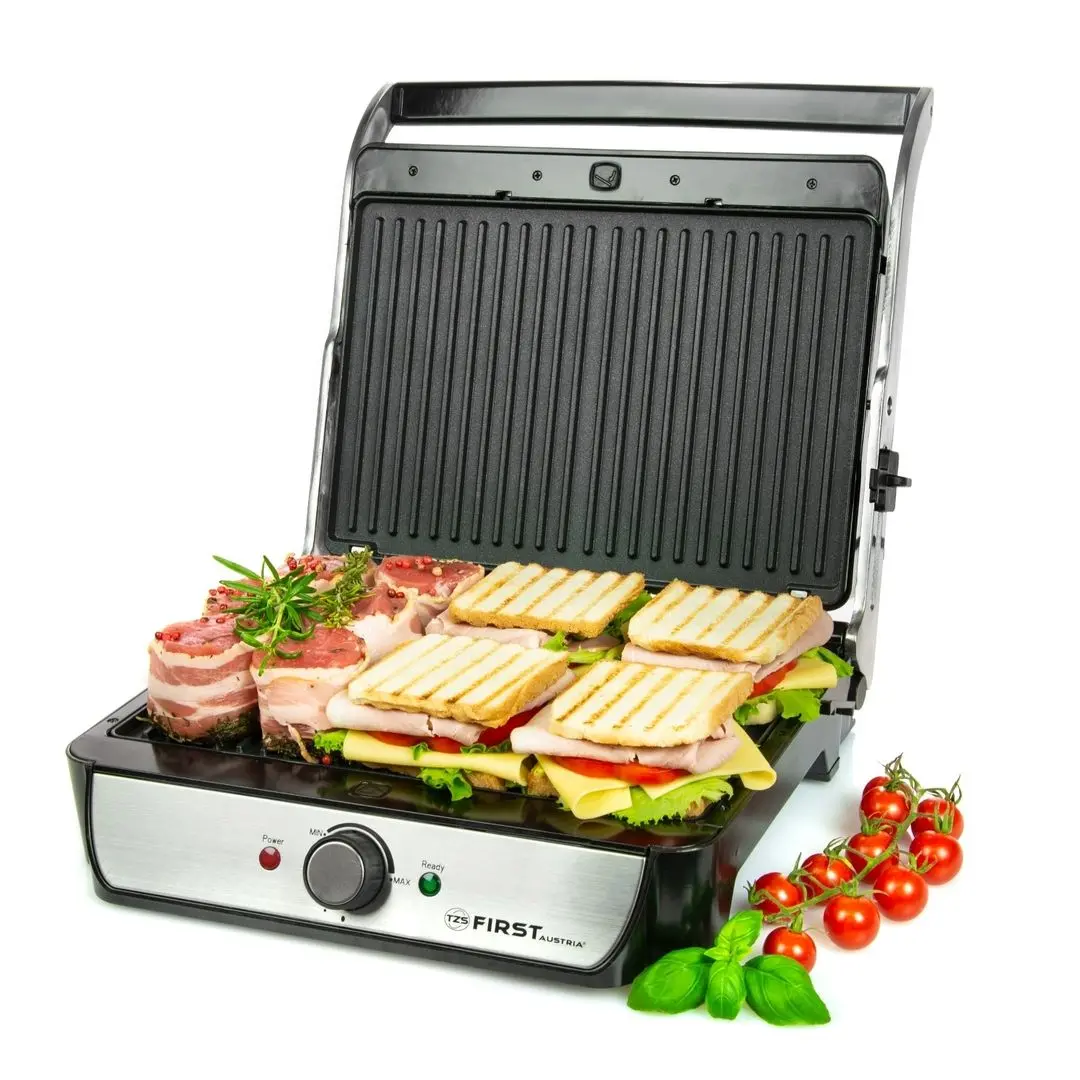 Электрогриль First FA-5344-2 (Silver/Black)