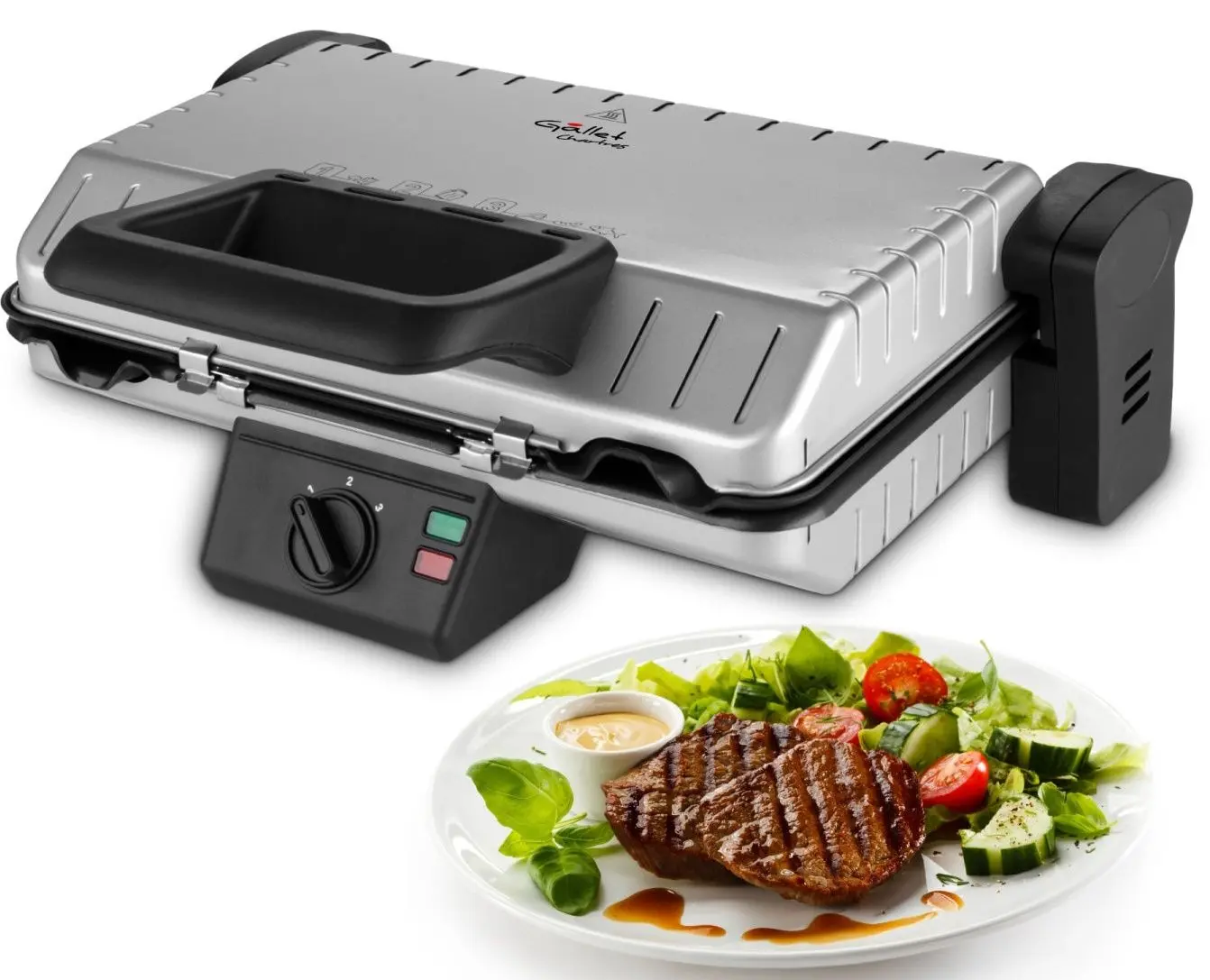 Электрогриль Gallet Chartres GRI660 (Silver/Black)