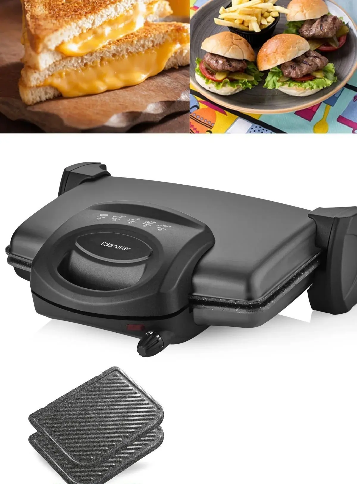 Grill electric GoldMaster Gurmex (Anthracite)