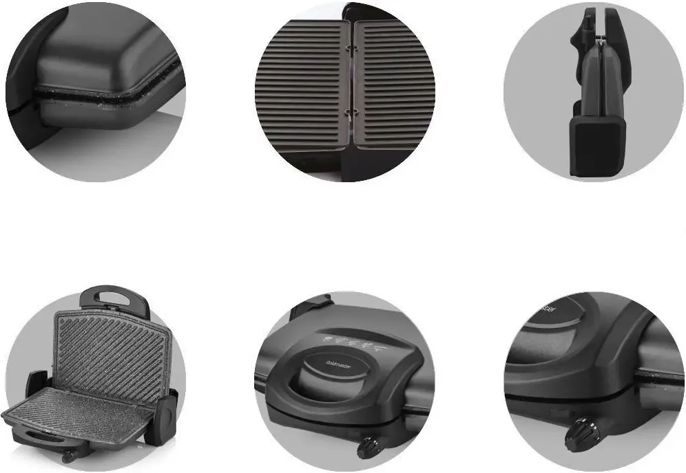 Grill electric GoldMaster Gurmex (Anthracite)