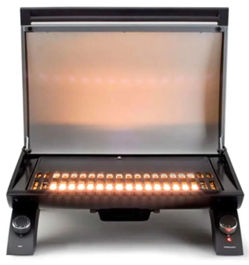Электрический гриль GrandHall E-Grill K01000226A (Black/Inox) - 2