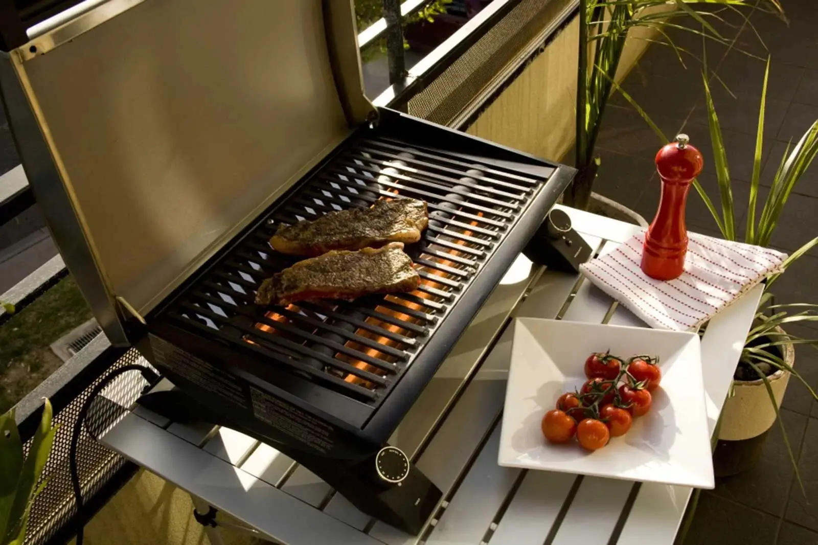 Электрический гриль GrandHall E-Grill K01000226A (Black/Inox) - 4