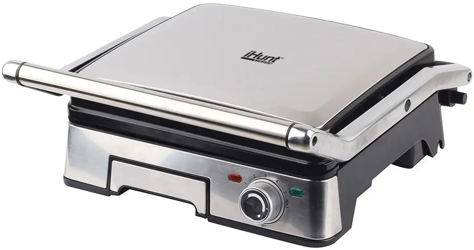 Grill electric iHunt Bro Dual Grill XXL (Inox)