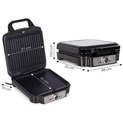 Grill electric 3in1 Kaden AN-205M (Silver/Black) Thumb