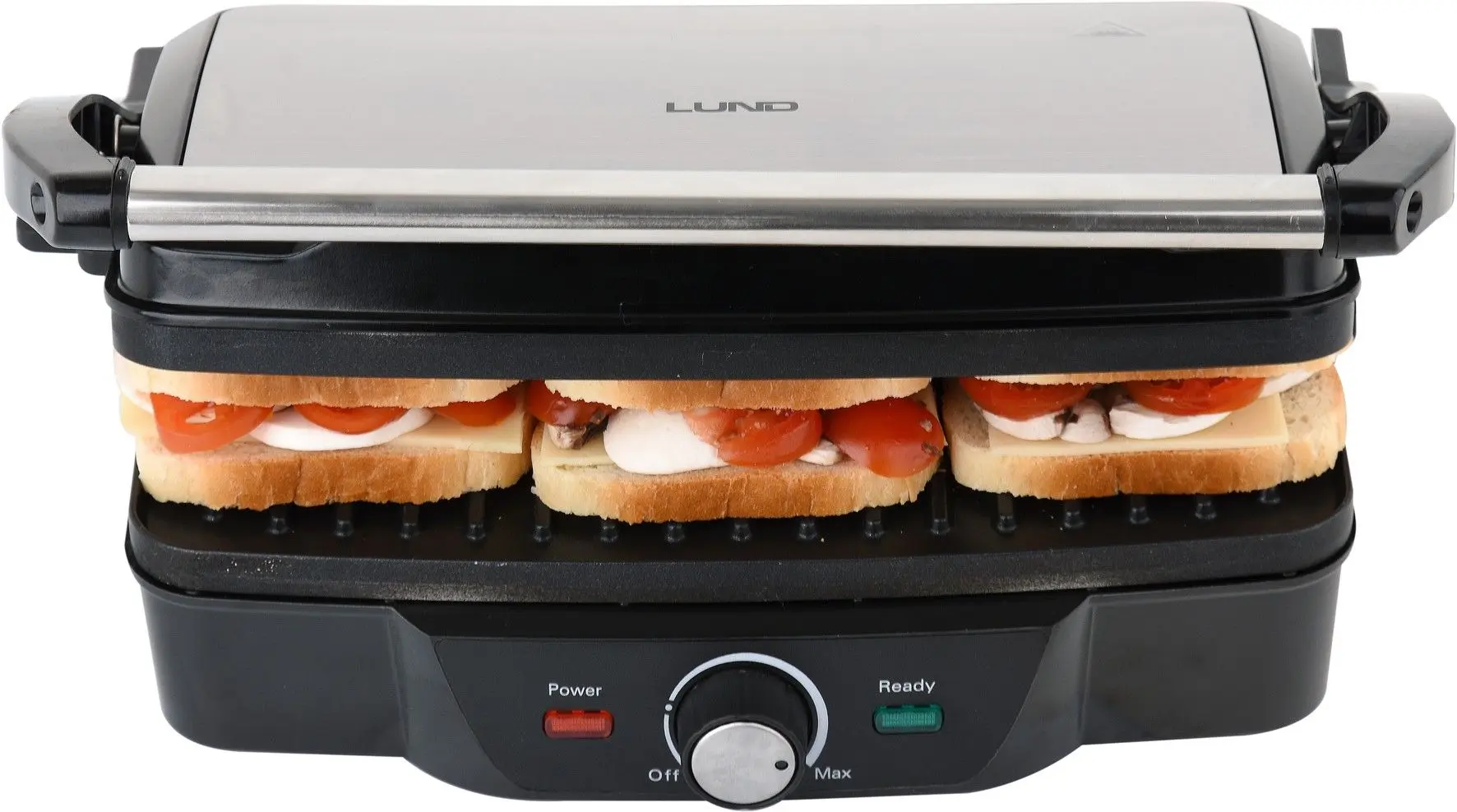 Grill electric Lund 67458 (Inox/Black)