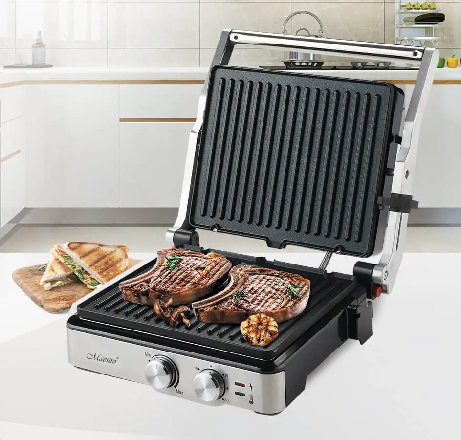 Grill electric 3in1 Maestro MR-721 (Silver/Black)