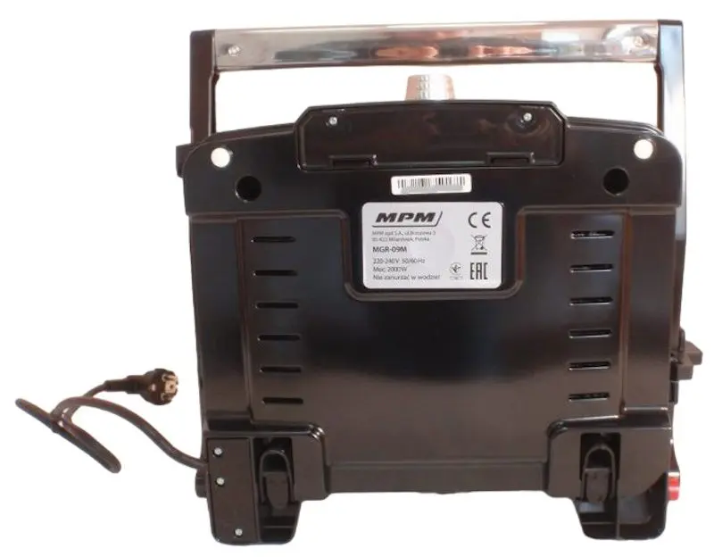Электрогриль MPM MGR-09M (Black/Inox)