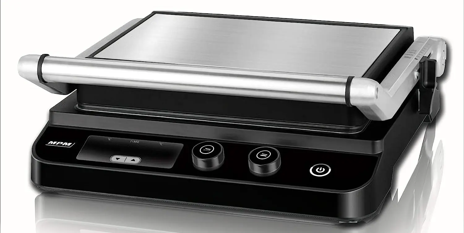 Электрогриль MPM MGR-11M (Silver/Black)