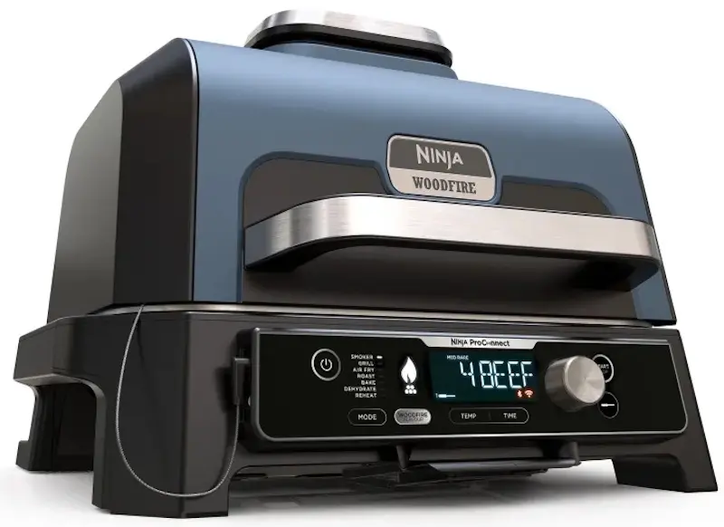Электрический гриль Ninja Woodfire Pro Connect XL OG901EU (Blue/Black)