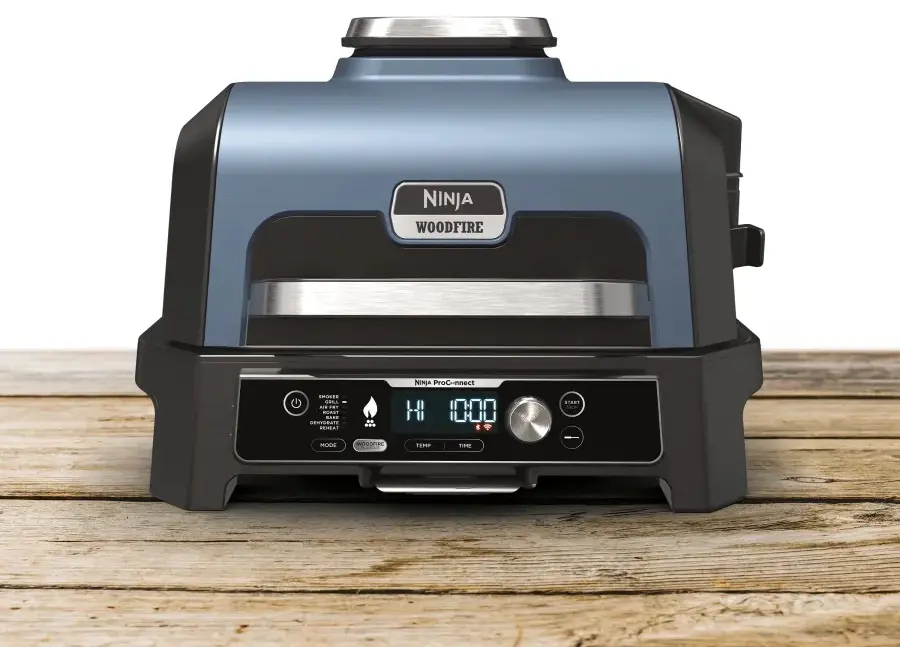 Электрический гриль Ninja Woodfire Pro Connect XL OG901EU (Blue/Black)