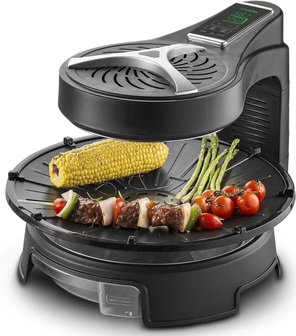 Gril rotativ cu infrarosu Gourmia GHG1600 (Black)