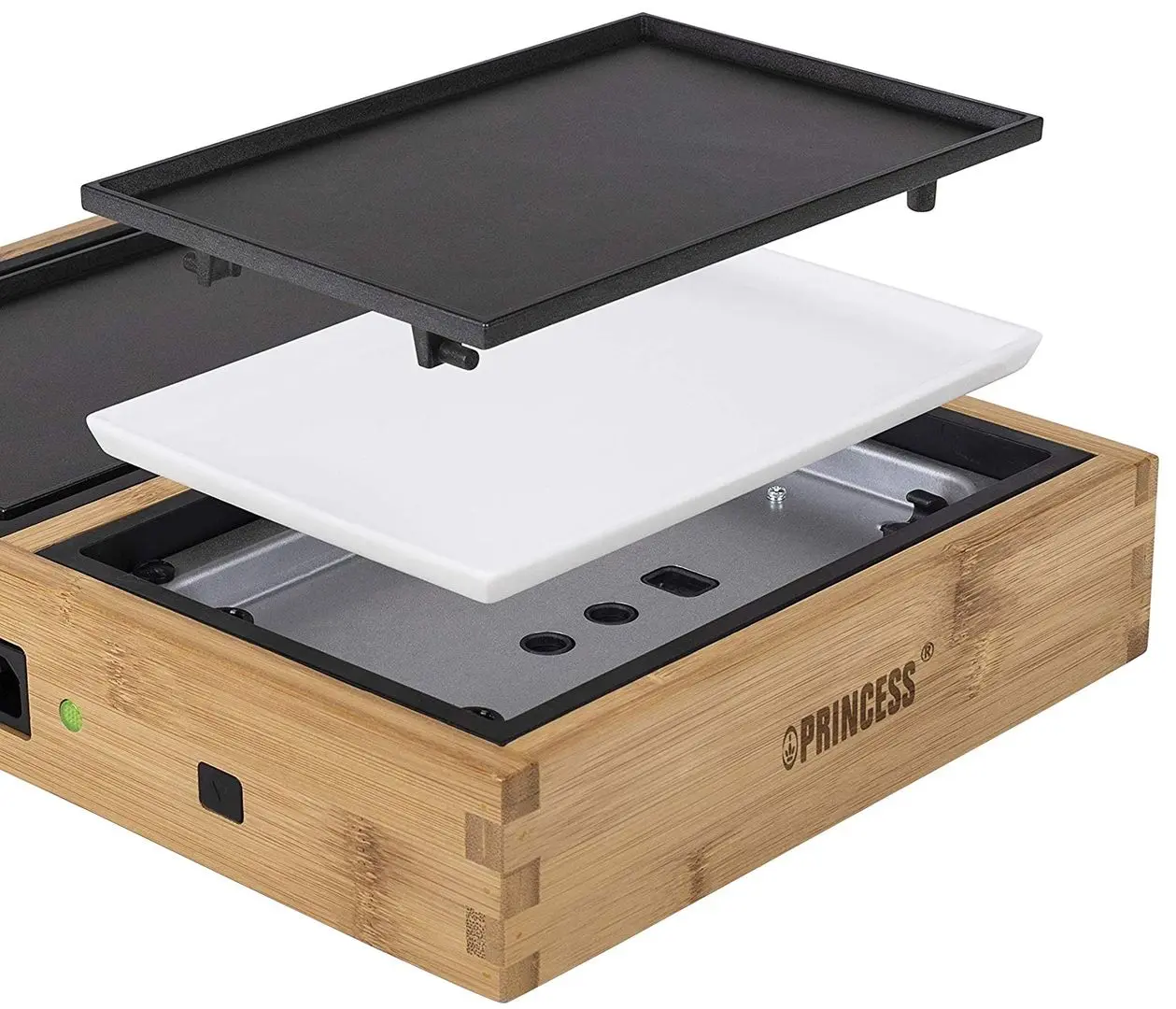 Grill electric Princess Dinner4all Pure 110404001001 (Black/Wood) - 3