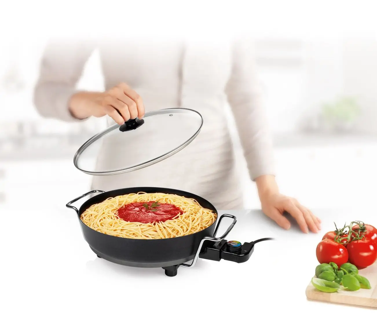 Tigaie elecgrica Princess Multi Wonder Chef Pro 162367 (Black) - 3