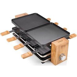 Grill cu raclete Princess 116291001001 (Silver/Brown/Black)