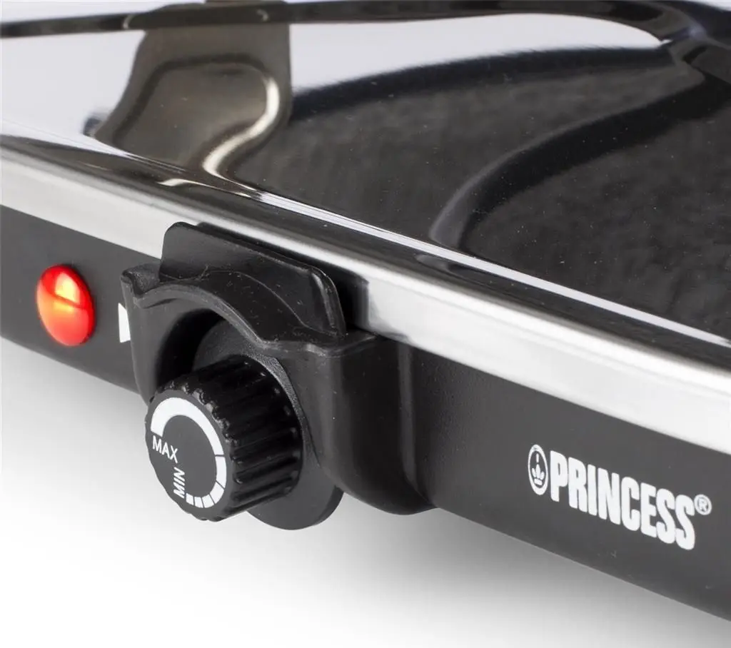 Grill cu raclete Princess Oval Stone Grill & Raclette Party 16272 (Black) - 2