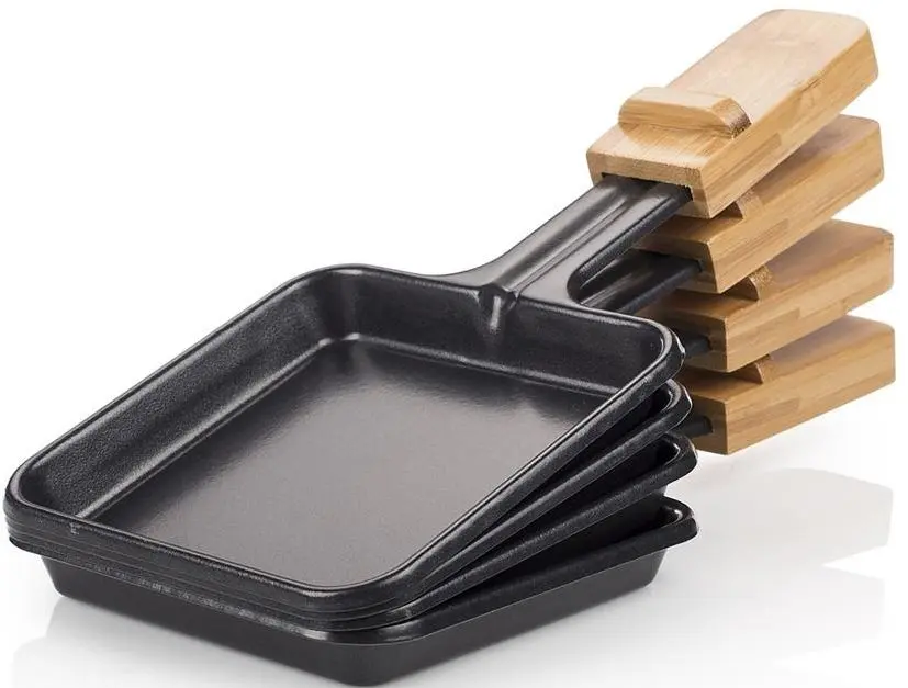 Grill cu raclete Princess Pure 4 0116290001001 (Black/Bamboo) - 3