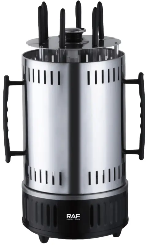 Aparat electric pentru frigarui RAF R.8612 (Black/Inox)