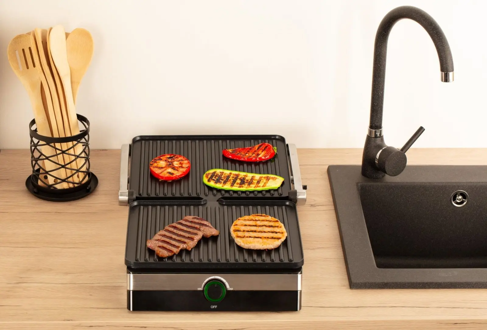 Gril electric Starcrest SGR-2923 (Inox/Black) - 6