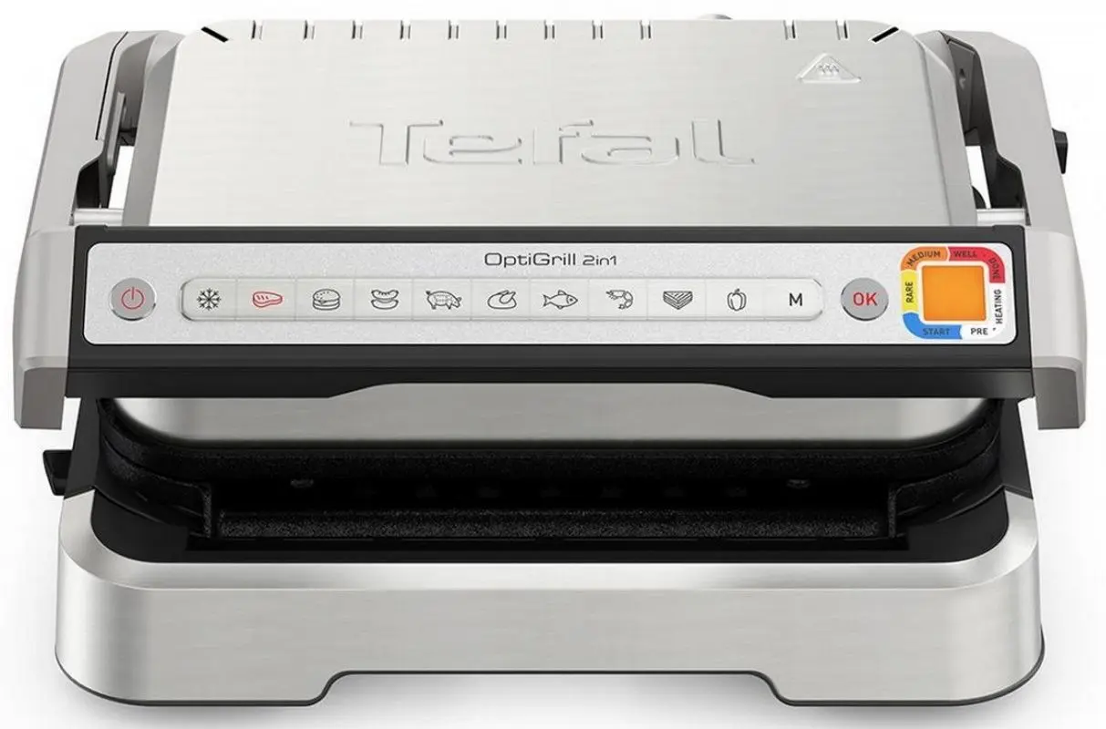 Grill electric 2in1 Tefal OptiGrill GC772D30 (Inox)