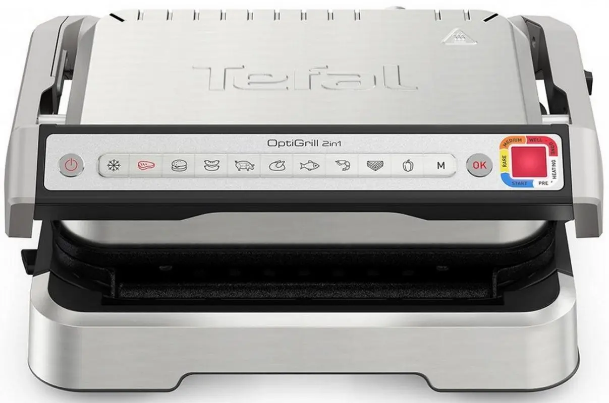 Grill electric 2in1 Tefal OptiGrill GC772D30 (Inox)