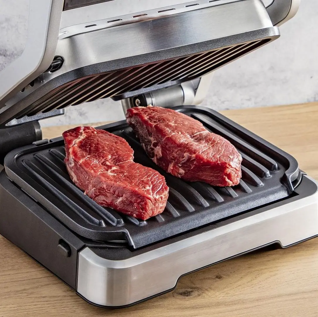 Grill electric 2in1 Tefal OptiGrill GC772D30 (Inox)