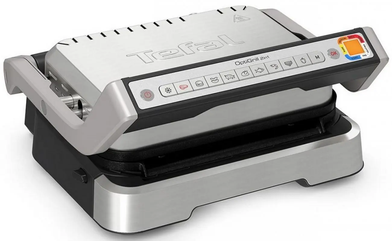 Grill electric 2in1 Tefal OptiGrill GC772D30 (Inox)