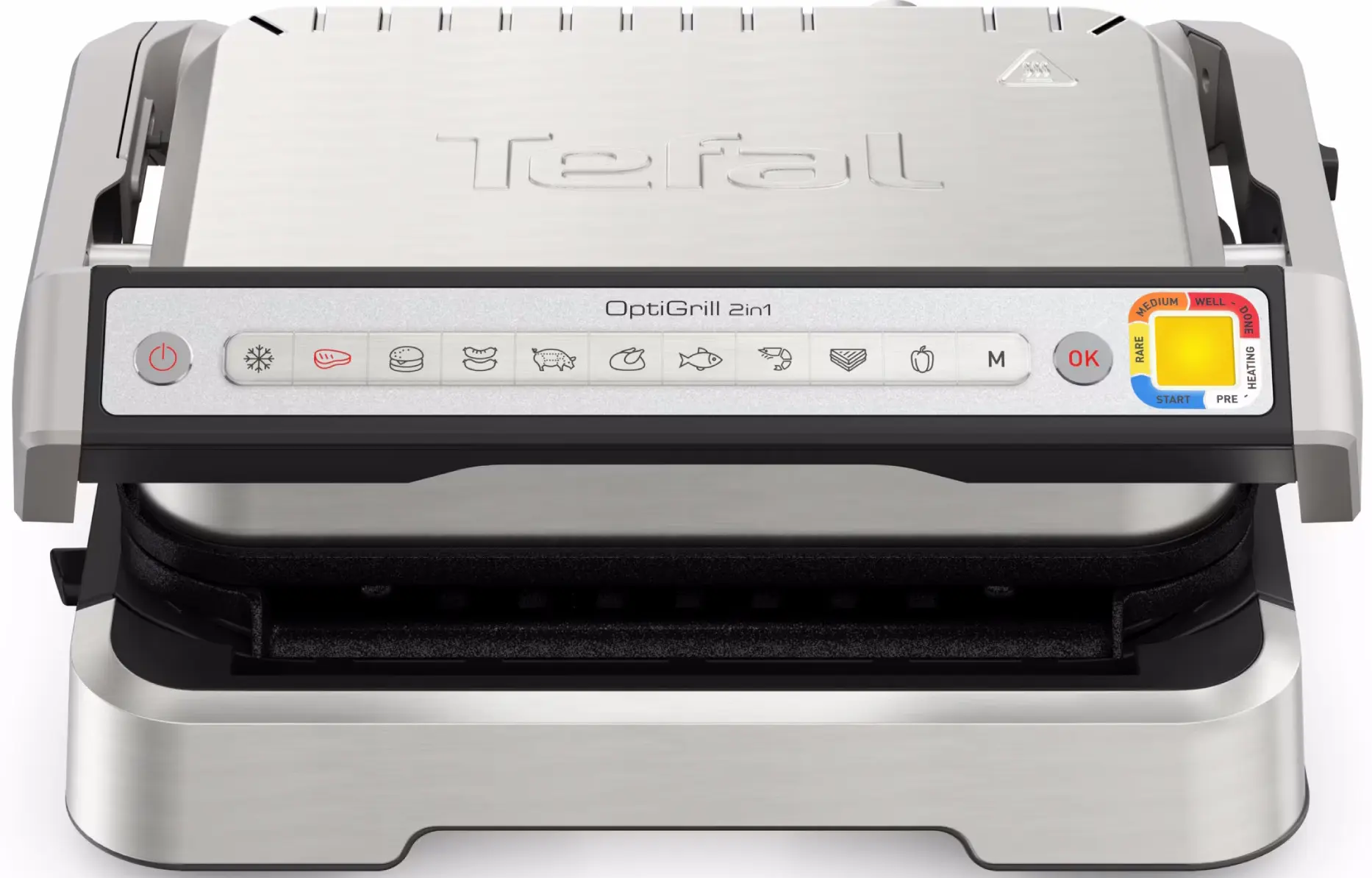 Grill electric Tefal OptiGrill 2in1 GC773D30 (Silver)
