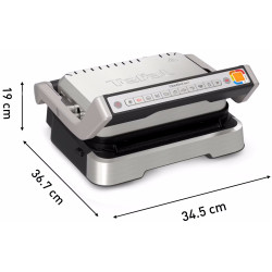 Grill electric Tefal OptiGrill 2in1 GC773D30 (Silver) Thumb