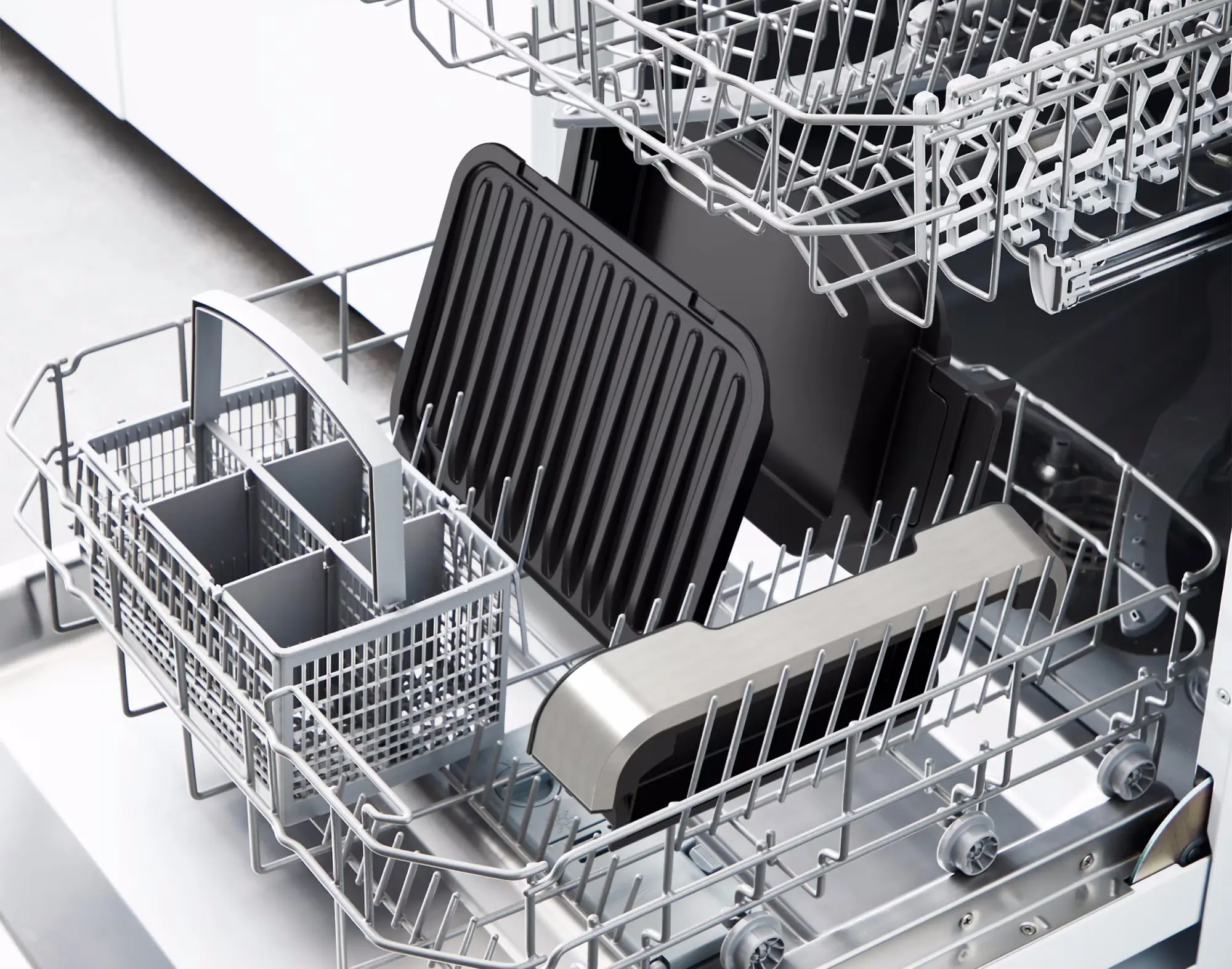 Grill electric Tefal OptiGrill 2in1 GC773D30 (Silver)