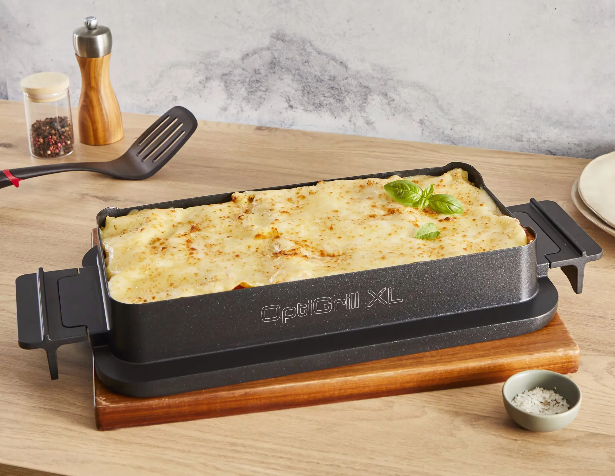 Grill electric Tefal OptiGrill 4in1 XL GC784D30 (Silver)