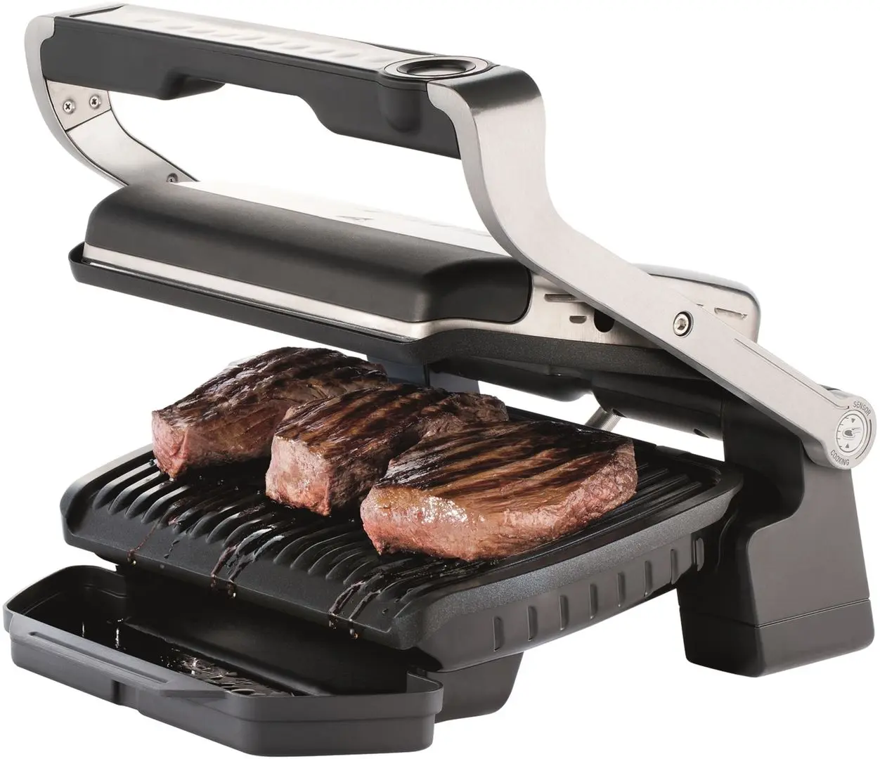 Электрогриль Tefal Optigrill Elite GC750D30 (Silver/Black) - 6
