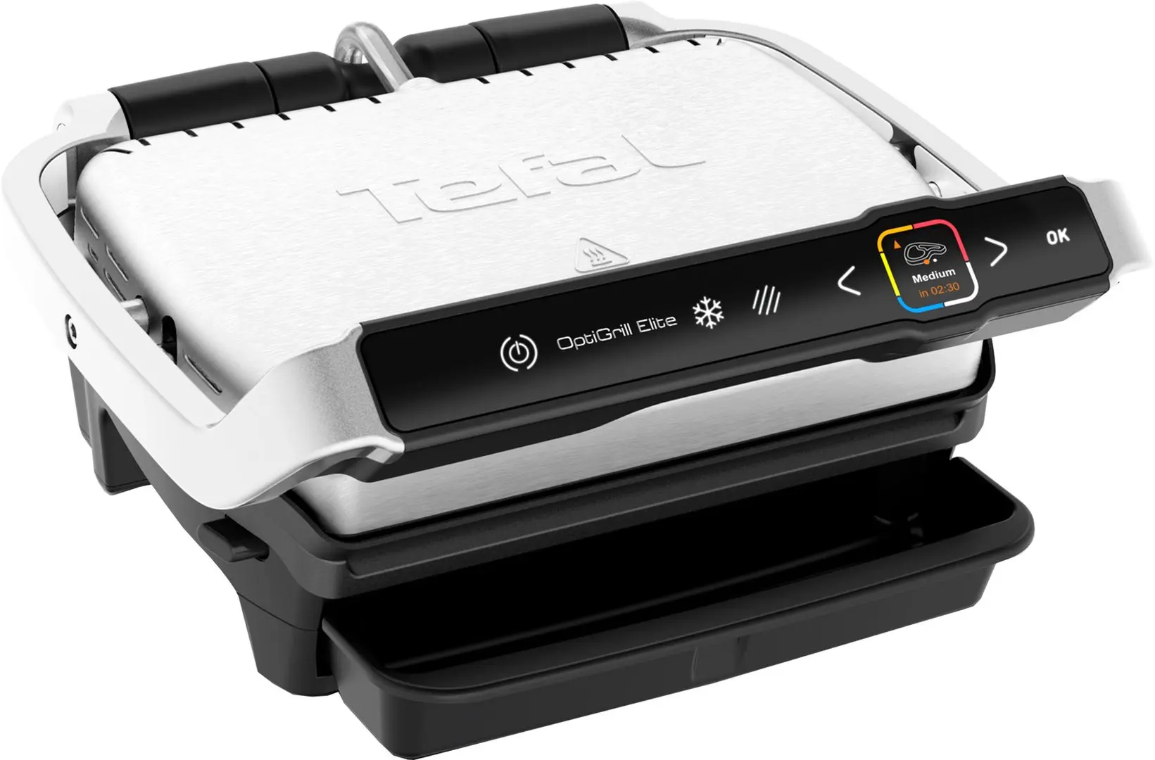 Электрогриль Tefal Optigrill Elite GC750D30 (Silver/Black)