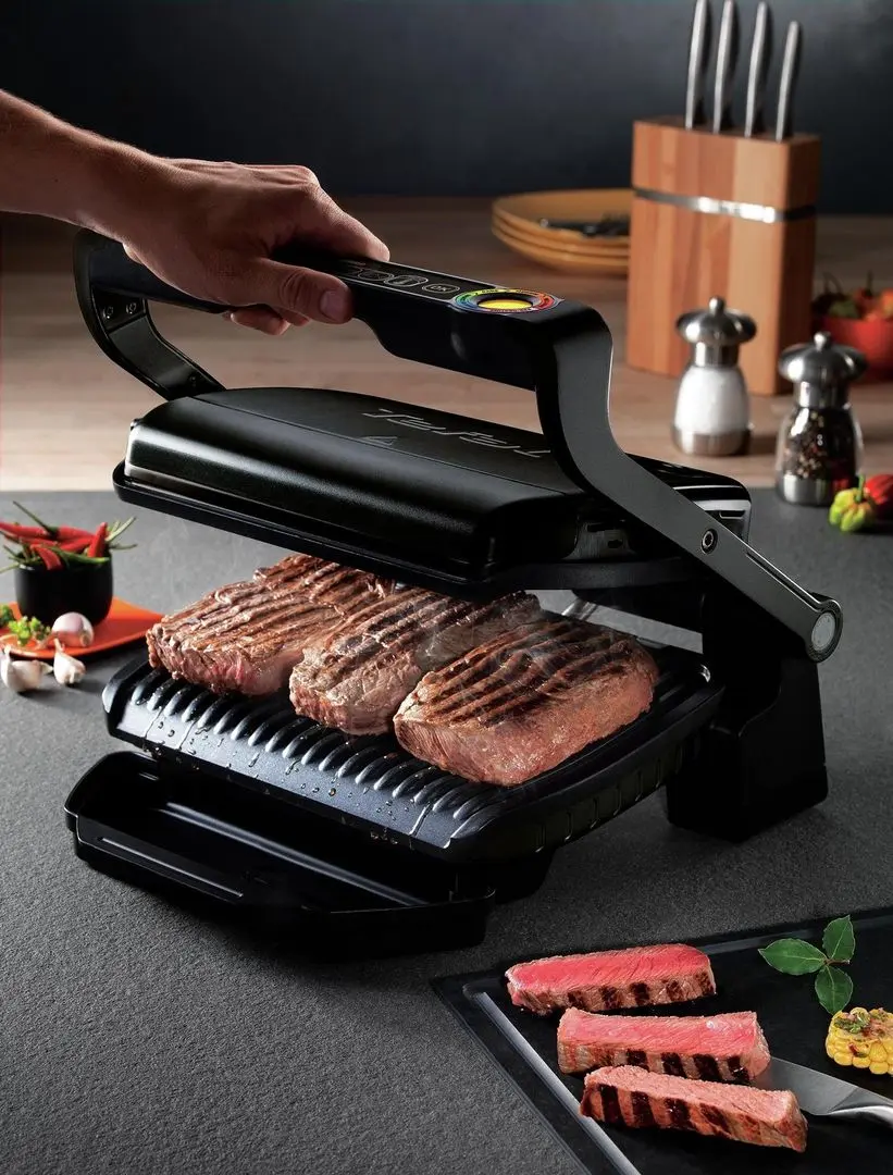 Grill electric Tefal OptiGrill+ GC712834 (Black)