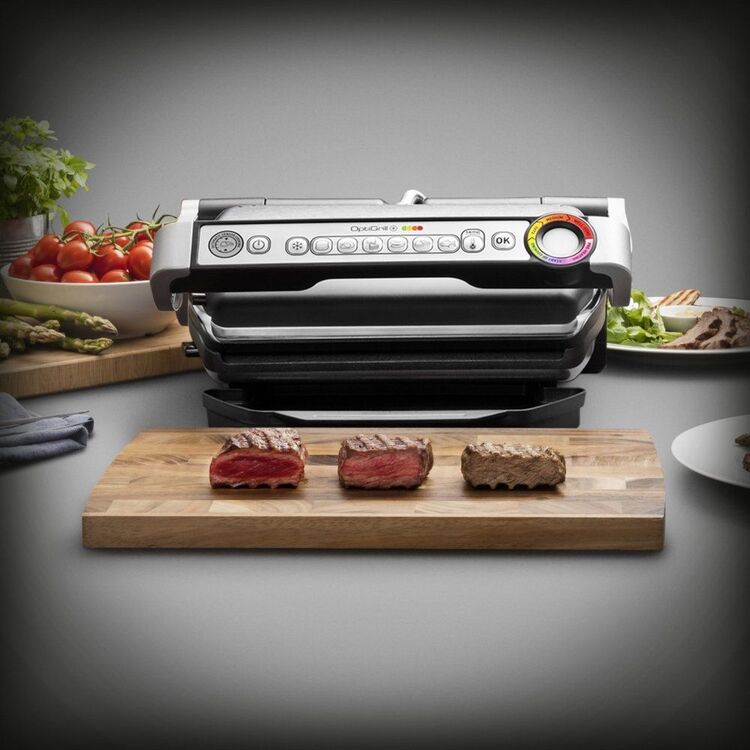 Grill electric Tefal Optigrill+ GC712D34 (Inox) cumpără în