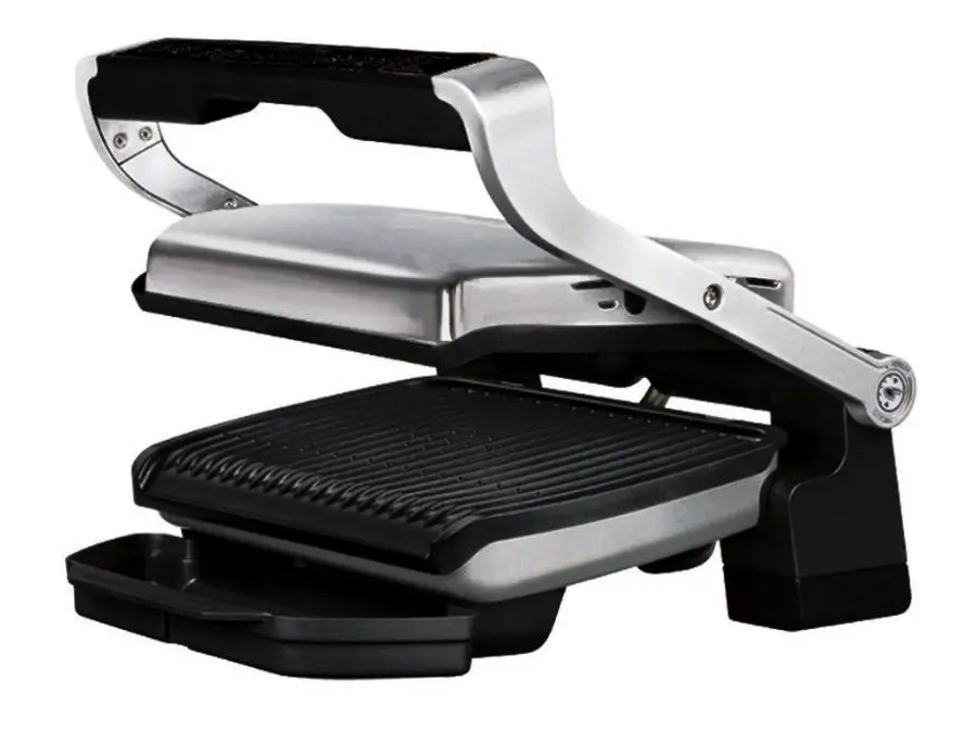 Электрогриль Tefal OptiGrill Initial + GC706D34 (Stainless steel/black)
