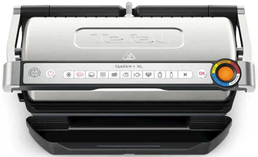 Grill electric Tefal OptiGrill+ XL GC727D10 (Inox/Black)