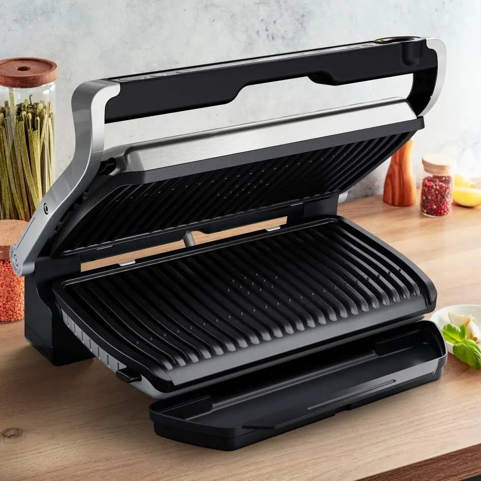 Grill electric Tefal OptiGrill+ XL GC727D10 (Inox/Black)