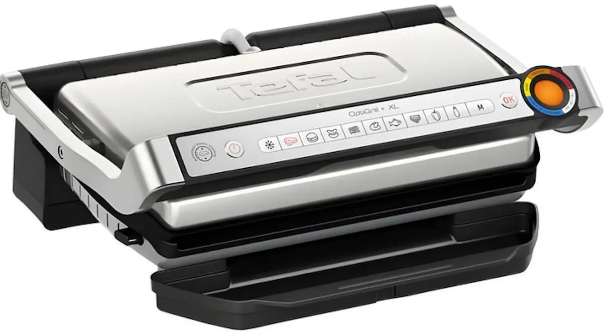Grill electric Tefal OptiGrill+ XL GC727D10 (Inox/Black)