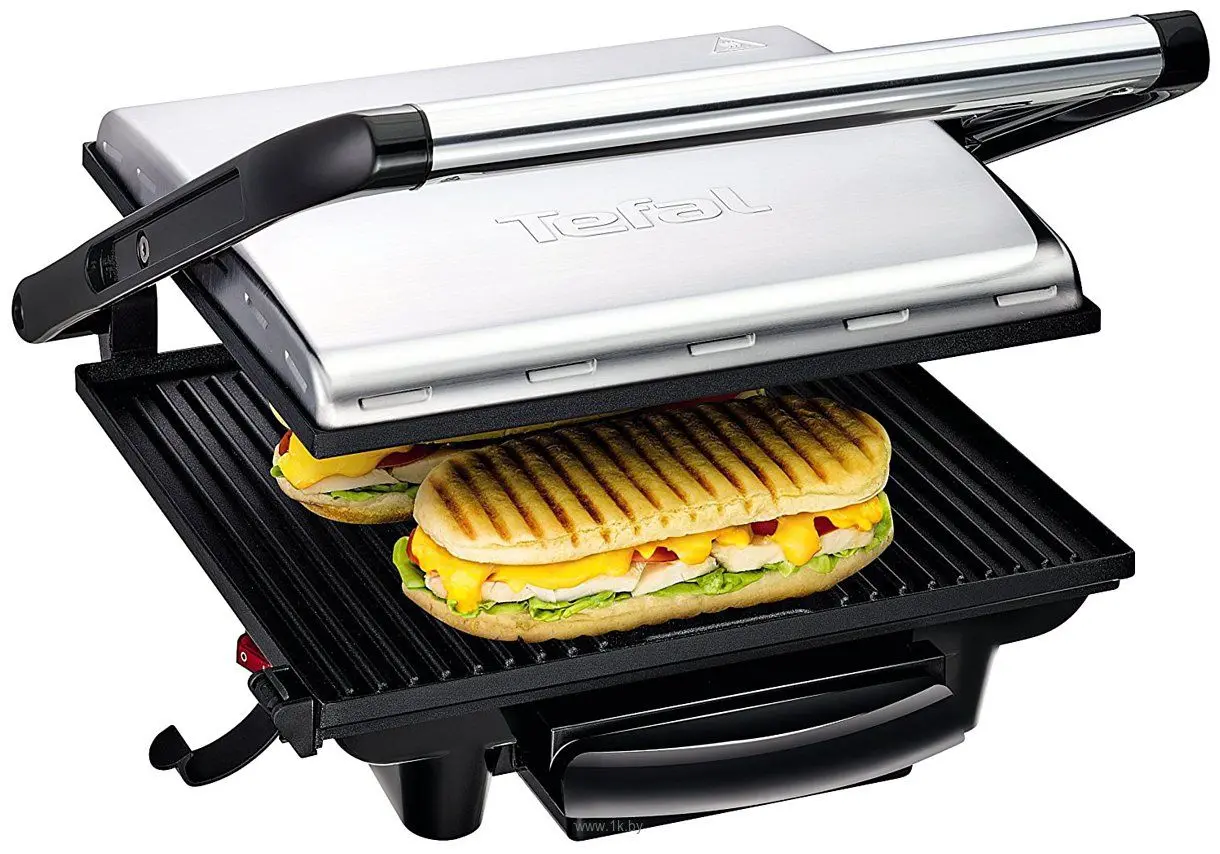 Электрогриль Tefal Panini Grill GC241D38 (Inox)
