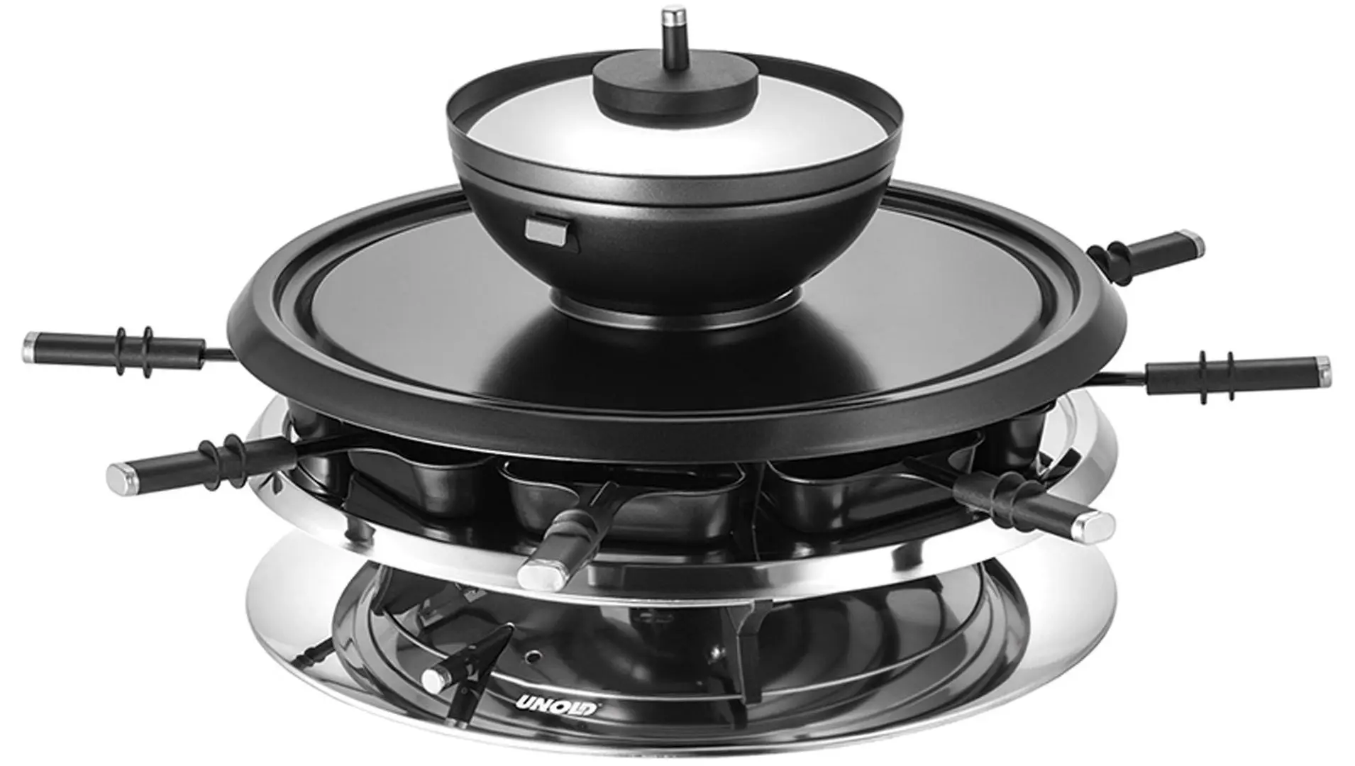 Раклетница 4в1 Unold U48726 (Black)